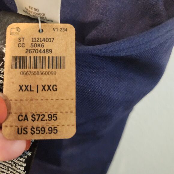 Victoria's Secret Pink Women's Seamless Workout One Piece Size XXL Navy Blue - Picture 6 of 7